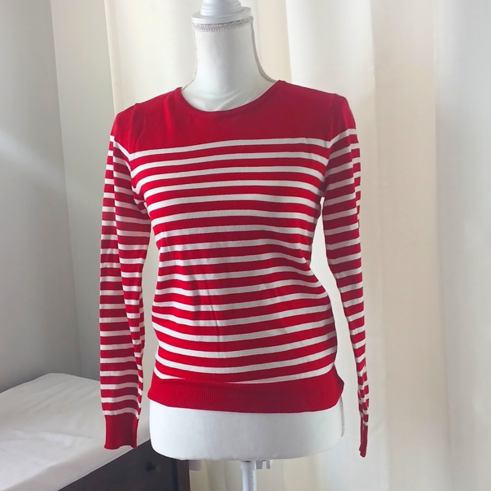 Lightweight Stripe Knit Sweater